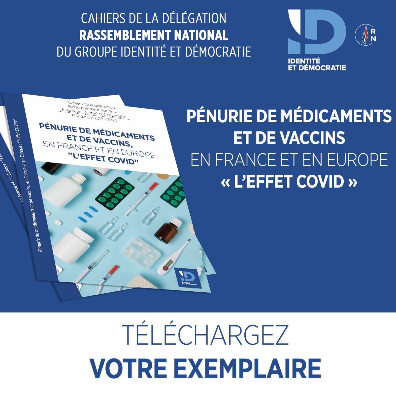 Retrouvez le livret sur la PÉNURIE DE MÉDICAMENTS ET DE VACCINS, EN FRANCE ET EN EUROPE : « L’EFFET COVID »