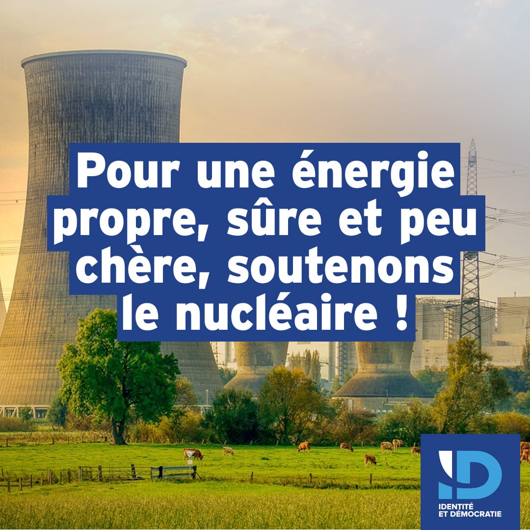 Pour une énergie propre, sûre et peu chère, soutenons le nucléaire !